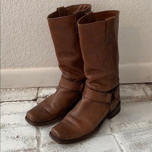Frye Vintage Harness Boots